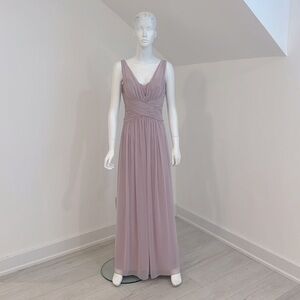 NWT SAMPLE AFTERSIX 6711 size 10 Suede Rose (Lilac/Rose) Lux Chiffon Pristine